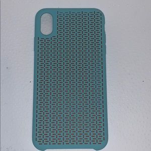 Light Blue and Coral iPhone XS Max Case